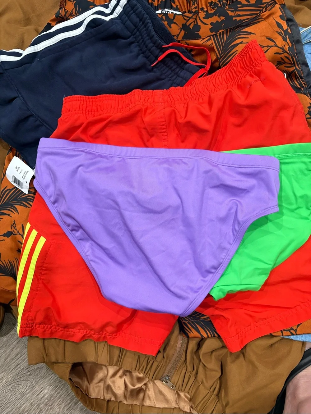 Humankind Violet Swim Brief Bikini Bottom Size M